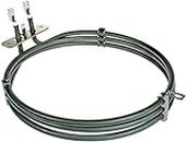 SPARES2GO 3 Turn Circular Heater Element compatible with Kenwood Fan Oven/Cookers (2500W)