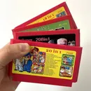 Red Shell benutzer definierte 60-Pin-Multi-Spielkarte 2 bis Spiele in 1 kostenlosen Region für