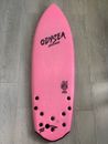 Odysea 5’2” JOB PRO CATCH SURF 5 Five Fin Soft Foam Pink Surfboard Tri Quad