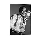 Tony Bennett Poster Rock Band Music Artist Posters Black And White Wall Art Vintage Rap Poster Art Poster Canvas Painting Decor Wall Print Photo Gifts Home Modern Decorative Posters Framed/Unframed 16