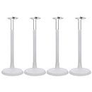 STOBOK 4pcs Doll Display Stands Doll Support Holders for Fashion Dolls and Action Figures White 35cm