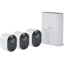 ARLO Überwachungskamera "Ultra 2 Spotlight Kabelloses 4K-UHD-Überwachungssystem mit 3 Kamera" Überwachungskameras schwarz-weiß (weiß, schwarz) Smart Home Sicherheitstechnik