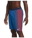 Nike Charge Vital 9" Volley Shorts Red/Blue MD
