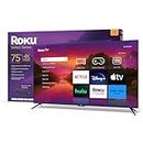 Roku 75" Select Series 4K HDR Smart RokuTV with Enhanced Voice Remote, Brilliant 4K Picture, Automatic Brightness, and Seamless Streaming