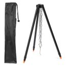 Outdoor Cooking Tripod Adjustable Garden Campfire Foldable Hanging Grill Swivel