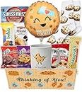 Get well Soon, One Tough Cookie Gift Basket, Care package Snack Box w/Cookie, Balloon, Mugs & Socks Feel better son for Adults teenagers or kids, Original unique gift box