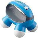 HoMedics Quatro Mini Hand-Held Massager with Hand Grip, Battery Operated (Color May Vary)