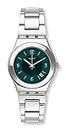 Swatch Irony Swiss Quartz Stainless Steel Strap, Gray, 16 Casual Watch (Model: YLS468G), Green
