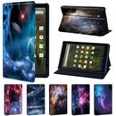 Space PU Leather tablet Stand Cover Case for Amazon Fire 7/HD 8/HD 10 Alexa