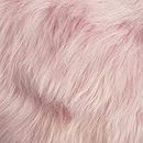 Faux Fur Fabric Craft Fur for Crafts,Gnomes,Costume,Fursuit,Decoration(20×20 inches, Baby Pink)