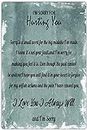 Zomyto I'm Sorry Gifts for Her, Apology Gifts for Her, I Love You I'm Sorry Gift, Giant Sorry Forgiveness Wall Sign, Novelty Tin Sign for Wife Girlfriend Sisters Best Friends 5.5x8 inches