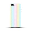COLORflow iPhone 5 / iPhone 5S / iPhone SE 2017 Back Cover | Beautiful Rainbow Pattern Light | Designer Printed Hard CASE Bumper Back Cover for Apple iPhone 5 / iPhone 5S / iPhone SE 2017