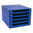 Ablagesystem »The Box Open - Forever« blau, EXACOMPTA, 28.4x21.8x38.7 cm