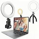 Video Conference Lighting, YooGoal 6.3" Ring Light with Stand Clip on Laptop Desktop Ring light For Video Calls, Webcam, Remote Working, Zoom Meetings, Live Streaming, Online Teaching, Interview