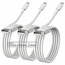 iPhone Charger Cable 2M, 3Pack Apple MFi Certified iPhone Lightning to USB Cable 2Meter, Fast iPhone Charging Wire Apple Lead for iPhone 13/12/11 Pro/11/XS MAX/XR/8/7/6s/6/5S/SE iPad Original(6ft)