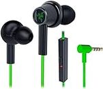 Razer Hammerhead Duo Console - Dual Driver Gaming in-Ear Headphone (Dual Driver Technology, Inline Microphone, Analog 3.5mm Jack, Dedicated Carry Case) Green