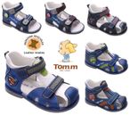 SALE BABY Toddler Boys Kids Summer Sandals Beach Shoes Leather Insole 4-8.5UK.