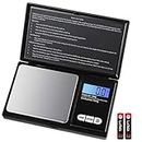 Criacr Digital Pocket Scale, 200g Precision Mini Jewelry Scales, Portable Digital Scales with LCD Backlit Display, Tare Function, 0.01g Precise, for Gold, Jewellery, Food, Coffee, Herbs