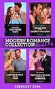 Modern Romance February 2024 Books 1-4: Cinderella's One-Night Baby / Awakened in Her Enemy's Palazzo / The Sicilian's Deal for "I Do" / Pregnancy Clause in Their Paper Marriage