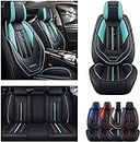 GSDOMJ Car Seat Covers Fit For Cayenne Macan Universal Car Accessories,Black Green