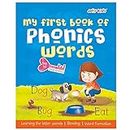 Jolly Kids My First Book of Phonics Words Key to Letter Sound Relationship| Learning the Letter Sounds| Blending| Word Formatting| Sight Words| Phonic Activity Book for Kindergarten Ages 3-7 Years