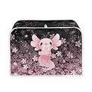 ZFRXIGN Flower Axolotl Toaster Cover 2 Slice Small Appliance Covers Toaster Cover Kitchen Decor Toaster Bag Dust Cover with Top Handle Pink Cherry Blossom Floral