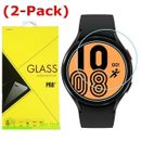 2P Tempered Glass Screen Protector for Samsung Galaxy Watch4 Classic 40/44/42/46
