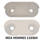 2x Hinge Compatible Reinforced Nylon for Shoe Cabinet IKEA Hemnes #110364