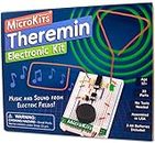 MicroKits Theremin Electronics Kit | Educational Music STEAM/STEM for Kids or Adults | No Tools Needed Easy to Build Breadboard Kit
