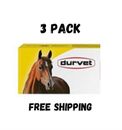 🔥 3 pack🔥 Paste Horse Dewormer Apple Flavor  Exp 2025 dur-vet wormer
