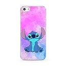 ERT GROUP mobile phone case for Apple Iphone 5/5S/SE original and officially Licensed Disney pattern Stitch 006 optimally adapted to the shape of the mobile phone, case made of TPU