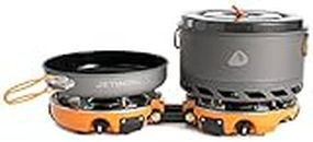 Jetboil Genesis Basecamp Backpacking and Camping Stove Cooking System with Camping Cookware, Orange, One Size (GNSY)