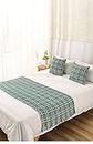 Hotel Bed Runner Scarf Modern Bedding Decoration Woven Plaid Bed End Towel Bedspread Scarves Protector for Queen, Double, Single, King Size Bed