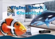 Juguete globo aerostático a control remoto tiburón volador nadadores aéreos juguetes para niños