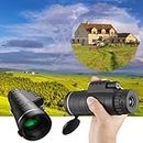 40x60 HD Telescope Monocular, Night Vision, Telescope for Adults High Powered, Starscopes Monocular, Powerful Binoculars Zoom with Smartphone Camping, Star Scope Monocular Telescope