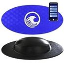 Wakesurf Balance Board by Lakesurf - with Motion Tracking App & Phone Mount for Wakesurfing Simulation, Games, Fitness Training, and Tutorials (Royal Blue)