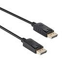 ASHATA DisplayPort Cable Cable, 1.8M DisplayPort Cable to Interface Adapter Cable Black Cell Phone Accessories, Adapter Cable Converter Cable Easy to Install and Easy to Transport.