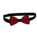 MagiDeal Mens Adjustable Dacron Bowtie Wedding Prom Party Formal Events Balls Supplies Red & Black #2