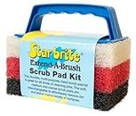 STAR BRITE Scrub Pad Kit - Manico con 3 Diversi Tamponi Testurizzati