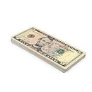 Scratch Cash Dólares 100 x $ 5 Dollars (tamaño real), Dinero para jugar, Props Money