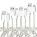 MFi Certified iPhone Charger, 4Packs(3ft 6ft 6ft 10ft) iPhone Charger Cable Fast Charging Cord Nylon Braided USB Cable Compatible with iPhone14/13/12/11/X/Max/8/7/6/6S/5/5S/SE/Plus/iPad