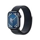 Apple Watch Series 9 [GPS 41-mm] Smartwatch with Aluminum Case with Midnight Sport Loop One Size