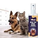 Nitzu Pets Dog Flea & Tick Treatment - Flea Treatment for Cat - Flea Spray for Dog-Repellent-Spray, with Natural Ingredients- Allergy Free Tick Repellent for Dogs, Puppies, Kittens