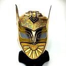 SN Cara Semi-Professional Grade Lucha Wrestling Mask Cosplay Gold Black Colors