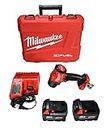 Milwaukee M18 18V Fuel 3/8" Mid-Torque Impact Wrench Kit Cordless Lithium-Ion Brushless 2960-22 with (2) 5Ah XC Batteries, Charger & Carrying Tool Case