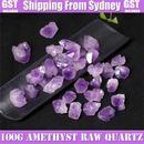 100G Natural Amethyst Raw Quartz Healing Reiki Stone Gemstone Home Decoration AU