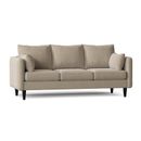 Union Rustic Kaveen 83" Round Arm Sofa Polyester in Red | 37 H x 83 W x 36 D in | Wayfair 43F71BA346F041ABB150840DFBC39B17