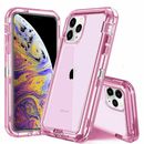 Clear Heavy Duty Shockproof Case For iPhone 15 Pro Max 14 13 12 11 XS XR 8 Cover