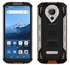 OUKITEL Smartphone Incassable WP16, 10600mAh Batterie, Caméra de Vision Nocturne 20MP, Téléphone IP68 Etanche Antichoc Android 11, Helio P60 Octa Core 8GB 128GB, 6.4'' HD+,Double SIM,GPS NFC Orange