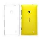 Gioia Bazaar Crystal Clear Transparent Ultra Slim See Through Protective Hard Back Shell Case Cover for Nokia Lumia 520(Transparent)